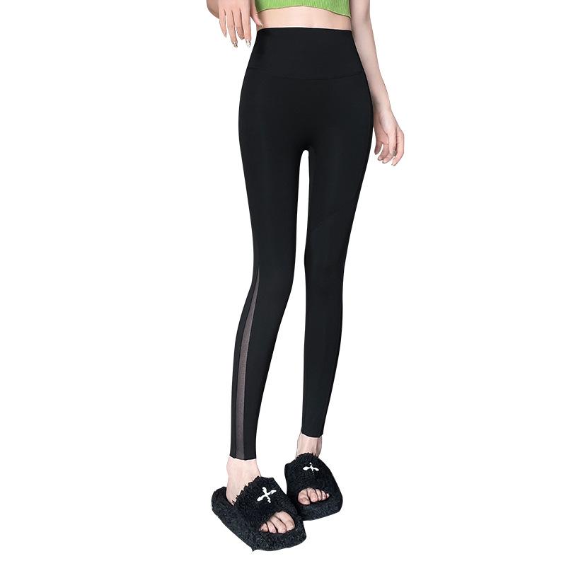 Haifischhose Damen Hohe Taille Bauchkontrolle Hüftlift Yoga Leggings, Frühling/Herbst 2024, Übergröße, mit Taschen, Barbie-Stil.