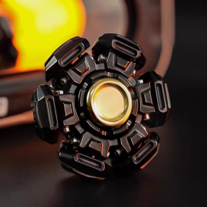 Metal Edc Hand Apen Armor Fidget Spinner Gobigger Spinning Top Tip Stainless Steel Metal Stress Easing Toy Sensory Anti Anxiety