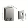 Stainless Retractable Clothesline Indoor and Outdoor Clothes Wall Hanger Drying Rack Balcony Bathroom Invisible Clothesline