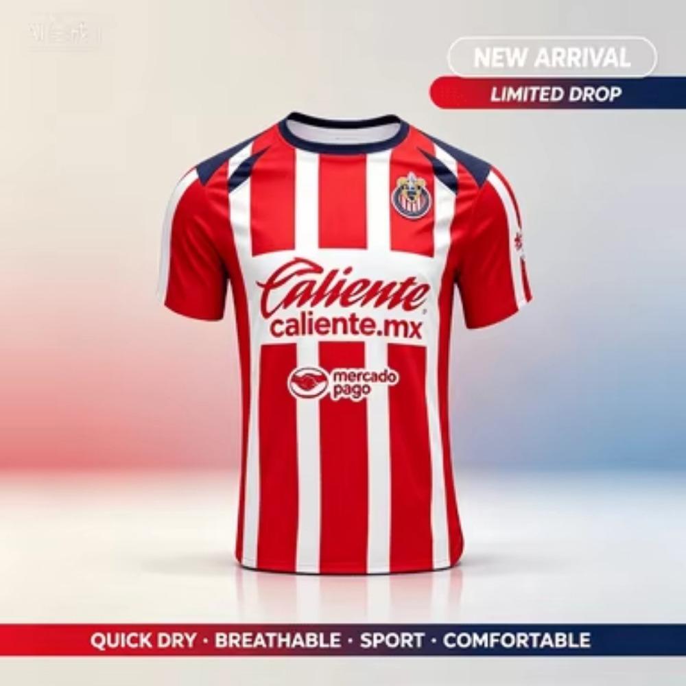 2026 Nová mexická Super Guadalajara Domácí sportovní dres, Rychleschnoucí a