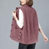 Autumn and Winter New Lamb Wool Women’s Versatile Loose Style Fur One-piece Sleeveless Vest Top