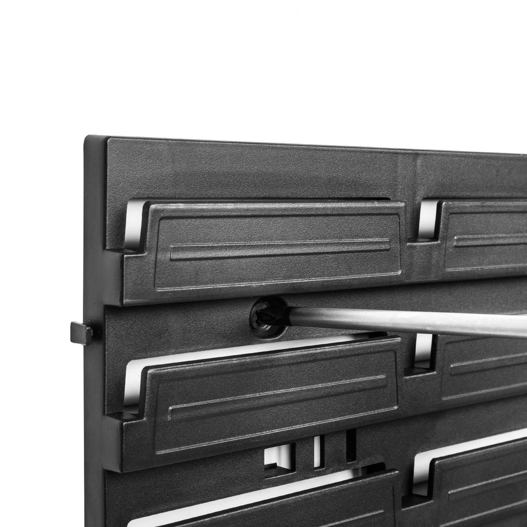 Workshop tool board 39x39 cm + 25 trays
