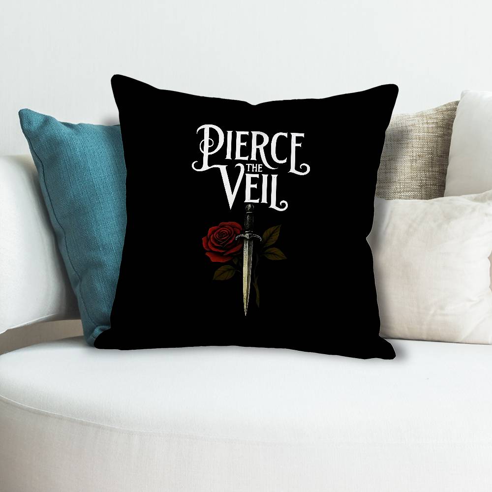 

Pop Rock PPierce The VVeil Anime Celebrity Merchandise AllMatch Printed Pillow Case Sofa Car Office Room Decoration Protector 30x30 cm