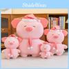 Adorável Brinquedo de Pelúcia de Porquinho Rosa Fofo Amigo Noturno Com Chapéu Para Crianças Companheiro de Sono Confortante