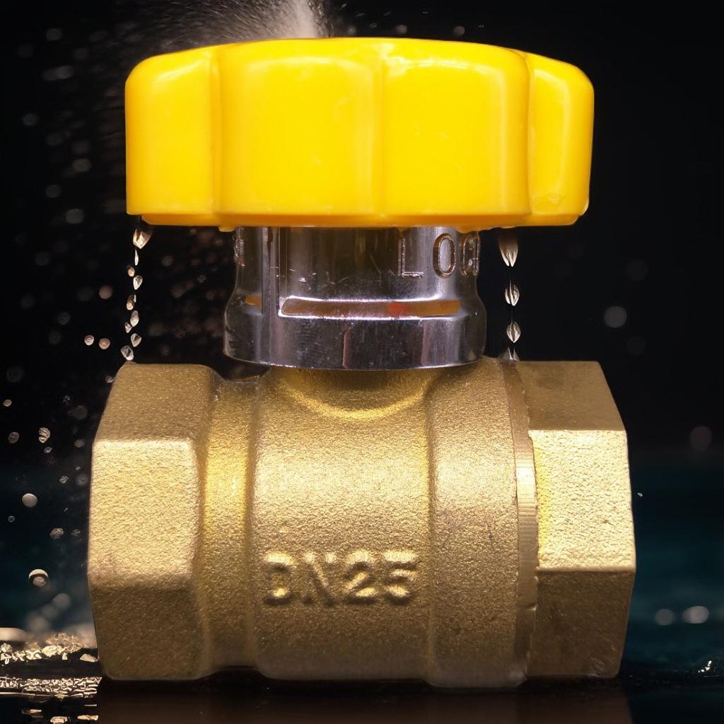 Yuhuan 216 Brass Ball Valve with Medium Magnetic Lockout and High-Pressure Capability