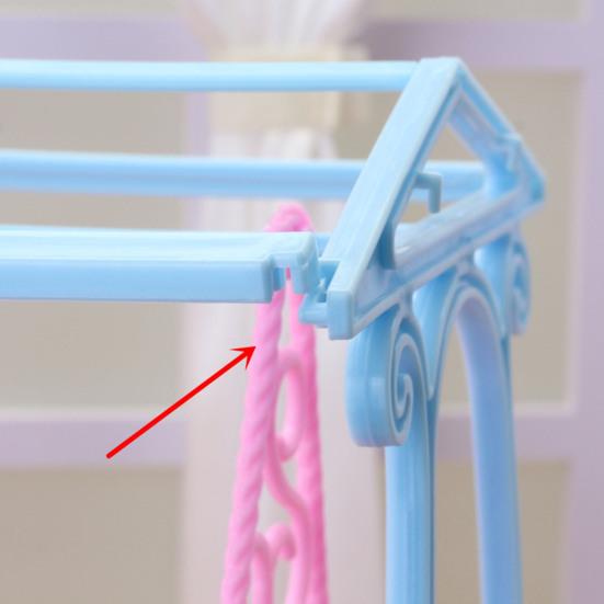 Pretend Play Toy Anti-deformed Eco-friendly Plastic Beach Rocking Chair Toy for Micro Landscape