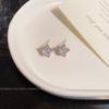 Korean sweet five-pointed star stud earrings women's light luxury niche design high-end earrings exquisite fashion temperament ear jewelry