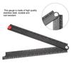 0-300mm Aluminum Alloy Ruler Simple Design Stationery Ruler Portable Metal Ruler  Office School Use