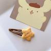 8pcs/Set Simulated Cookie BB Clip, Heart-shaped Star Hair Clip, Cute Student Headwear, Sweet Girl Bangs, Broken Hair Clip