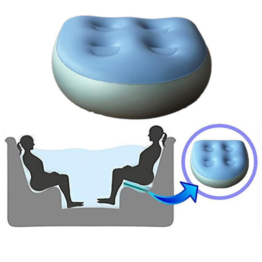 PVC Multifunktionaler Spa-Sitz Whirlpool Massagekissen Aufblasbares Füllwasser-Pad für Erwachsene Kinder Sitzpolster Kissen