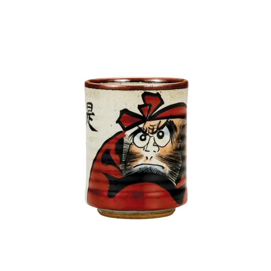 

Kutani ware Iwataya Kutani ware teacup Daruma K8-614