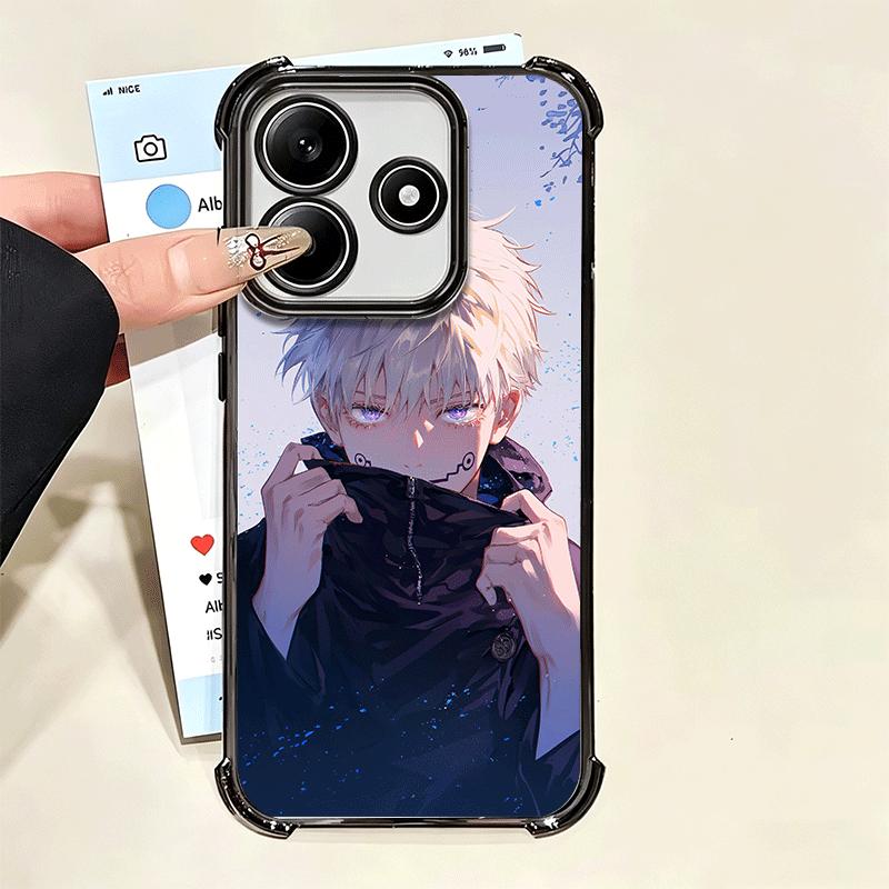 Anime Inumaki Toge JUJUSU Plating Phone Case For Xiaomi Poco X5 X6 X7 X8 Pro Max F8 Ultra F7 M8 M7 M5S Redmi 15C 15 14C 13C 13 X