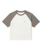 SNOWPEAK APPAREL Aerocool Women'S Color Block Short Sleeve T-Shirt (S26Mwfts29) Vintage Gray