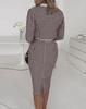 Chic Women's Slim Fit Three-Piece Set: Long-Sleeved Print Jacket, Vest, and Skirt