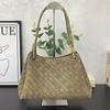 New Style Woven Parachute Bucket Bag Fashionable High-end Large-capacity Portable Underarm