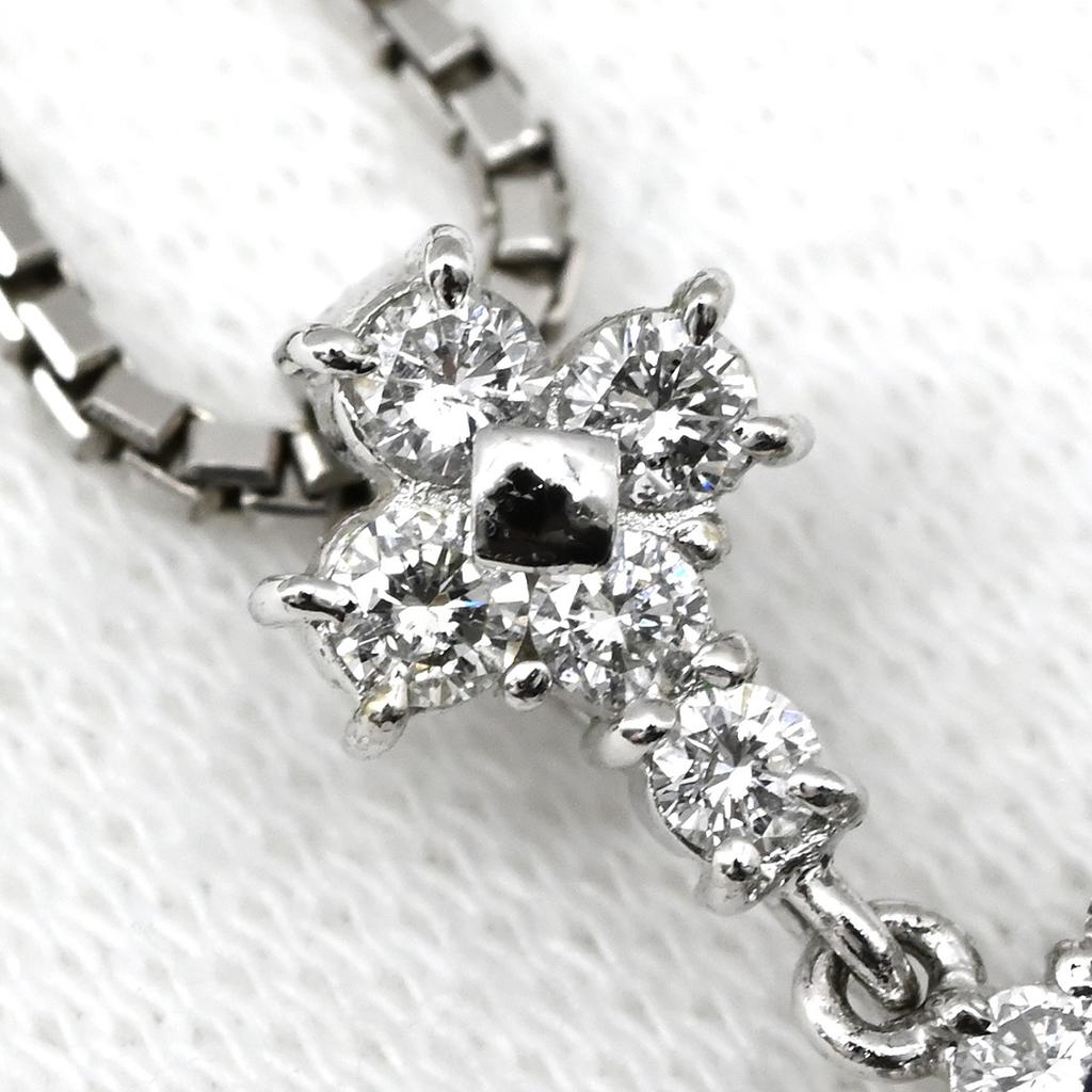 NON BRAND - Blue sapphire 2.26ct, diamond 0.65ctNecklace Pt900/sapphire Array