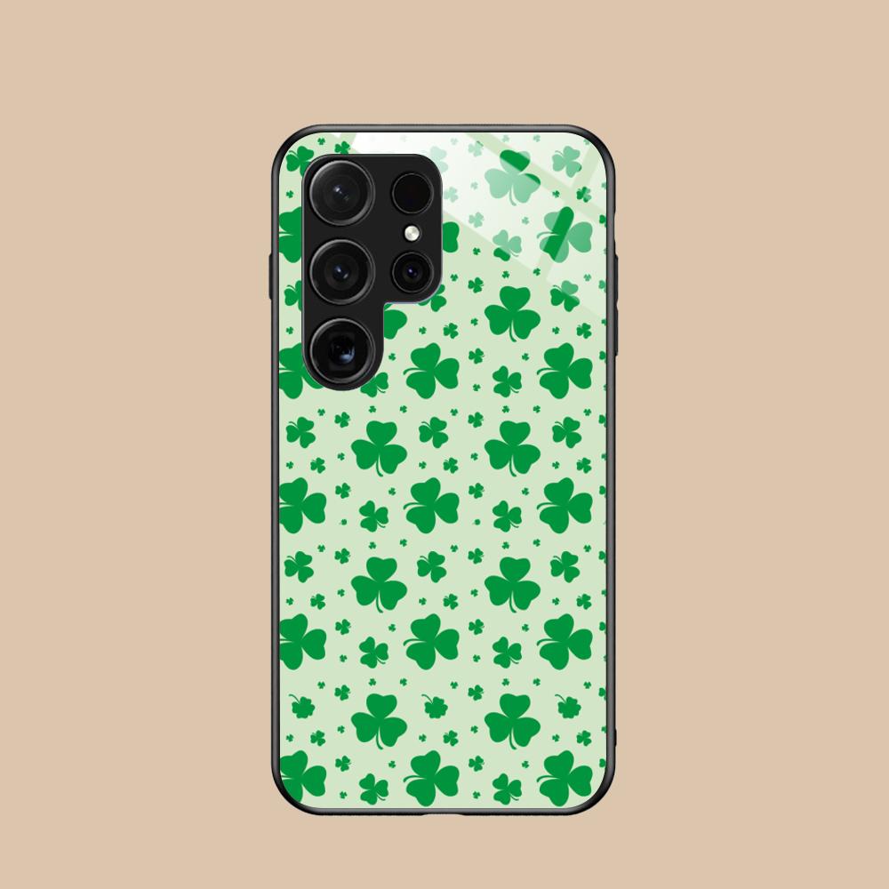 

Saint Patrick s Day Mobile Phone Case for Samsung Galaxy A56 55 54 53 52 51 36 35 34 23 16 15 5G Glass Colorful Cover Smartphone Galaxy A52s 5G
