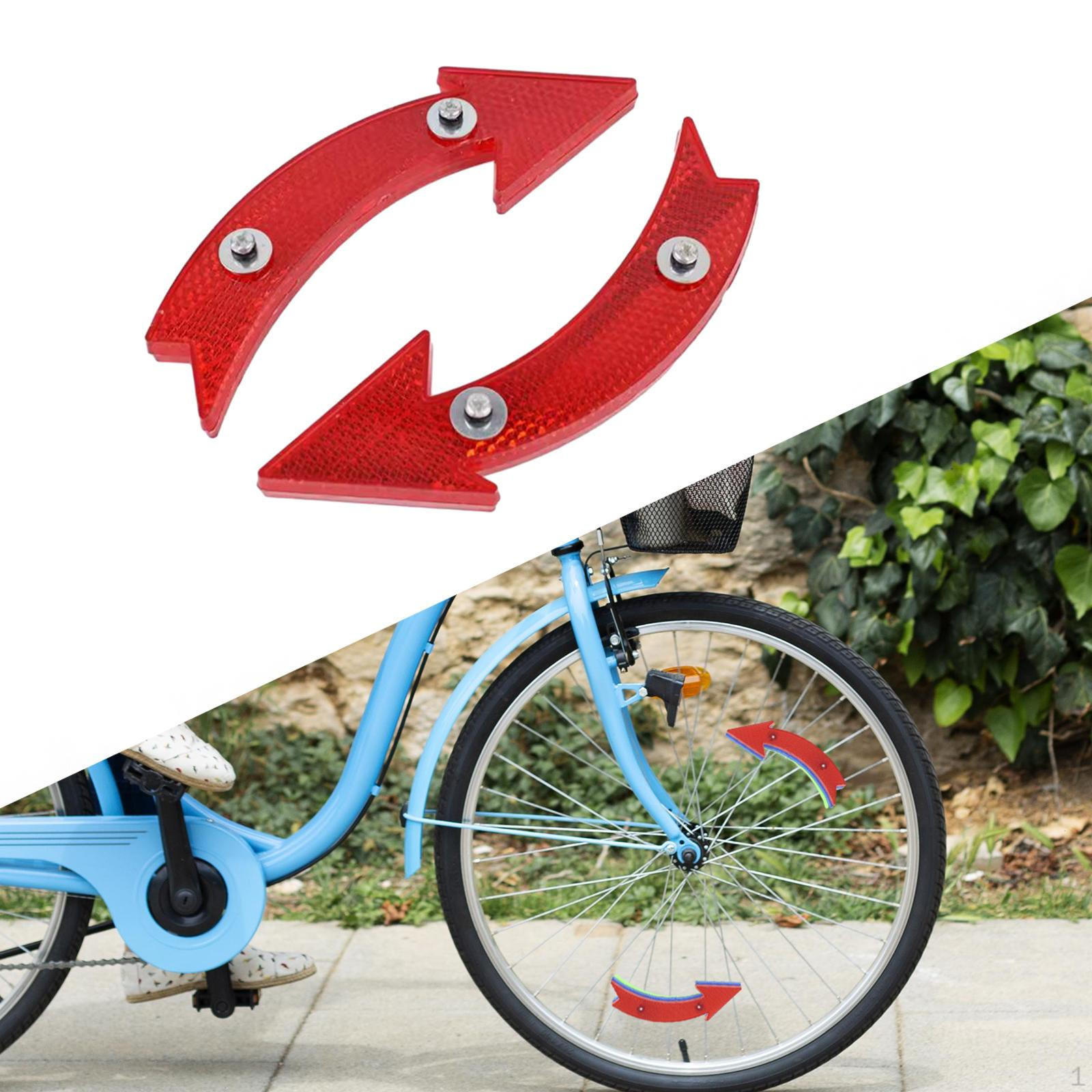 

Велосипедні спиці відбивачів 2 шт. Велосипедна шина для їзди червоний