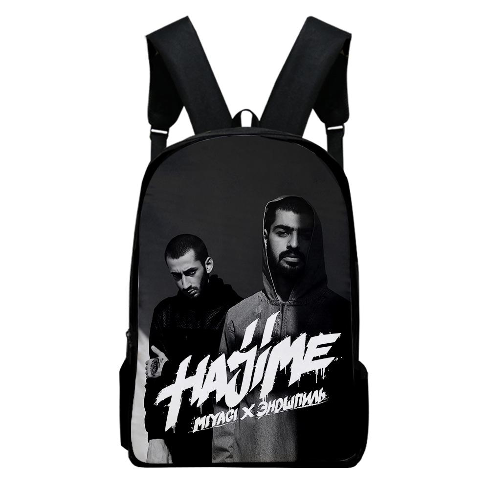 Fashion Novelty Miyagi & Andy Panda Notebook Backpacks pupil School Bags 3D Print Oxford Waterproof Boys/Girls Laptop Backpacks