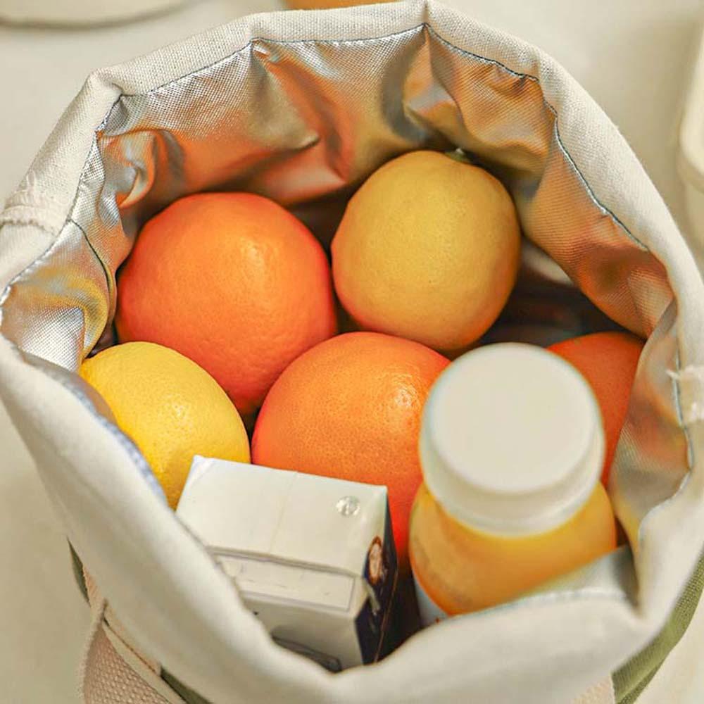 Large Capacity Thermal Insulation Bag Aluminum Film Handheld Insulated Bag Picnic Box Pouch  School