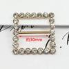1pcs Temperament Rhinestone Clothes Corner Knot Buckles Women's Silk Scarf Clothes T-shirt Shirt Hem Knot Decorative Button