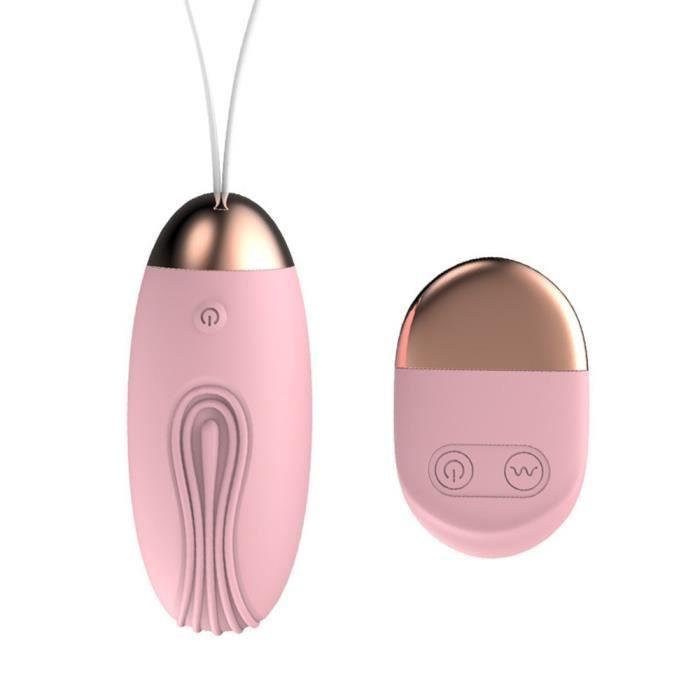 Œuf vibrant - Rose - USB - Silicone - 10 programmes de vibration - Design chic