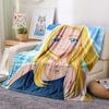 1PC Summer Time Rendering Print Flannel Blanket, High Quality All Seasons, Home Decor, Warmth and Comfort, Perfect for Christmas Gifts