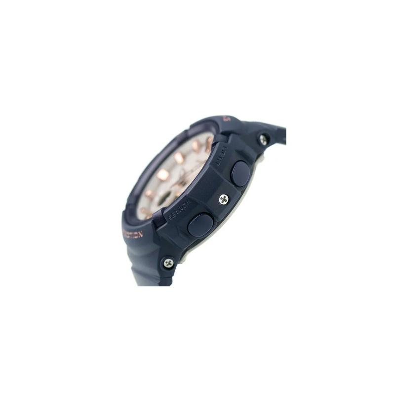 Casio CASIOBABY-G series 100 meters waterproof quartz movement resin strap Japanese and Korean watch women's watch white dial BGA-280BA-2A