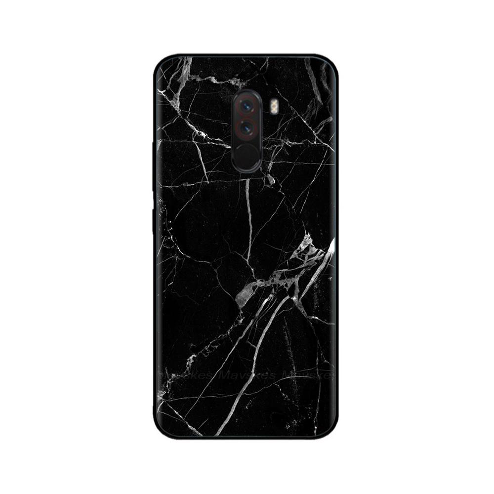 Phone Case For Xiaomi Pocophone F1 Global Case Pocofone F1 Silicone Soft TPU Back Cover For Xiomi Poco F1 Case Black Bumper