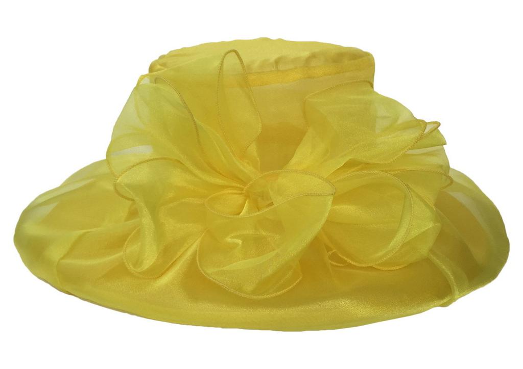 Lady Dress Church Party Vacation Wedding Kentucky Derby Elegant Mesh Wide Brim Sun Floral Fashion Vintage Hats