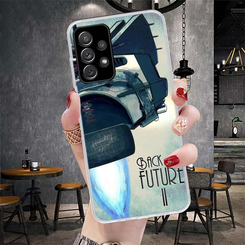 Back To The Future Time Machine Soft Phone Case For Samsung Galaxy S22 S23 S24 S25 Edge S26 Ultra S20 FE S21 Plus + Fundas Coque