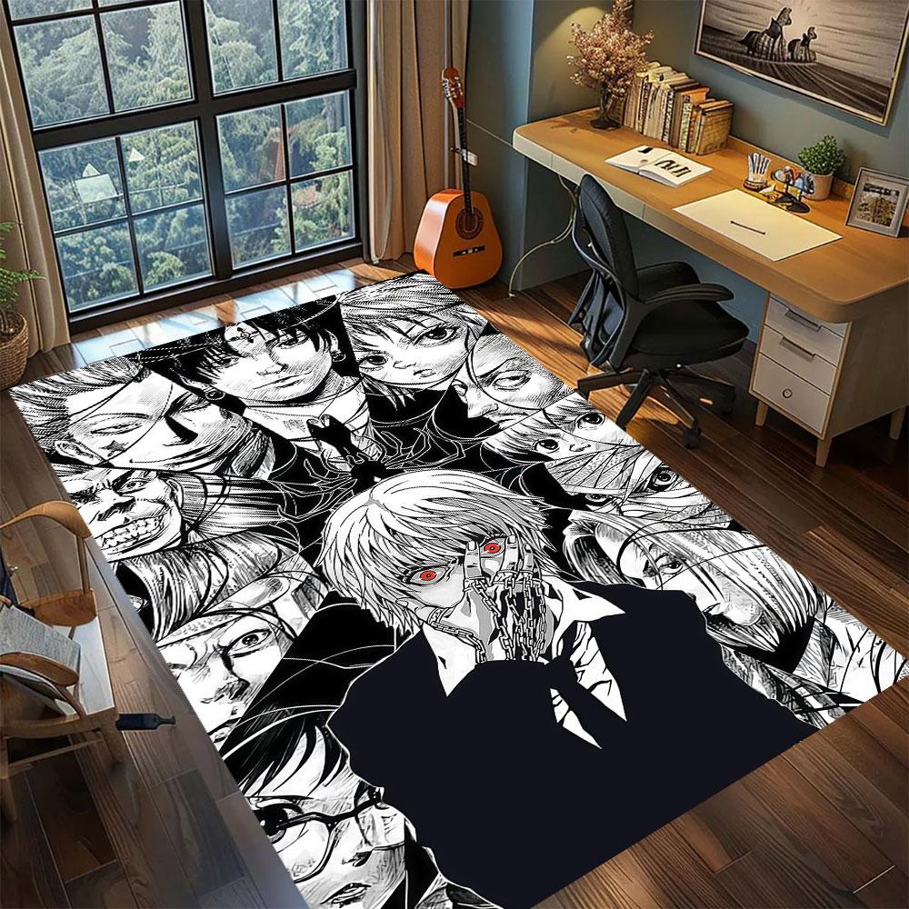 Hunter anime character Carpet for Living Room Bedroom Home Decor Cool Movie Mat Play Floor Mat