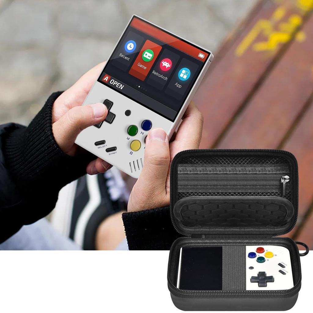 Carrying Case for MIYOO Mini Plus EVA Carrying Case for Game Player Lightweight Waterproof Full Protections