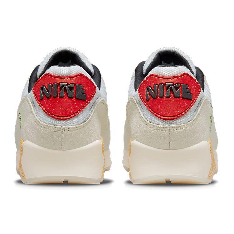Nike Air Max 90 SE Swoosh Fiber Men Sneakers White Light-Bone Sesame DV3335-100