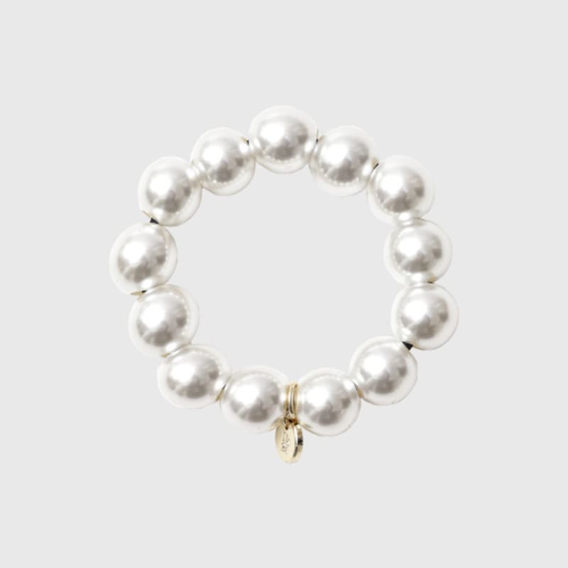 LOOKAST Elizabeth Pearl Scrunch_Silver