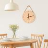 Nordic Style Solid Wood Clock Hanging Wall Clock Creative Aesthetic Clock  Office