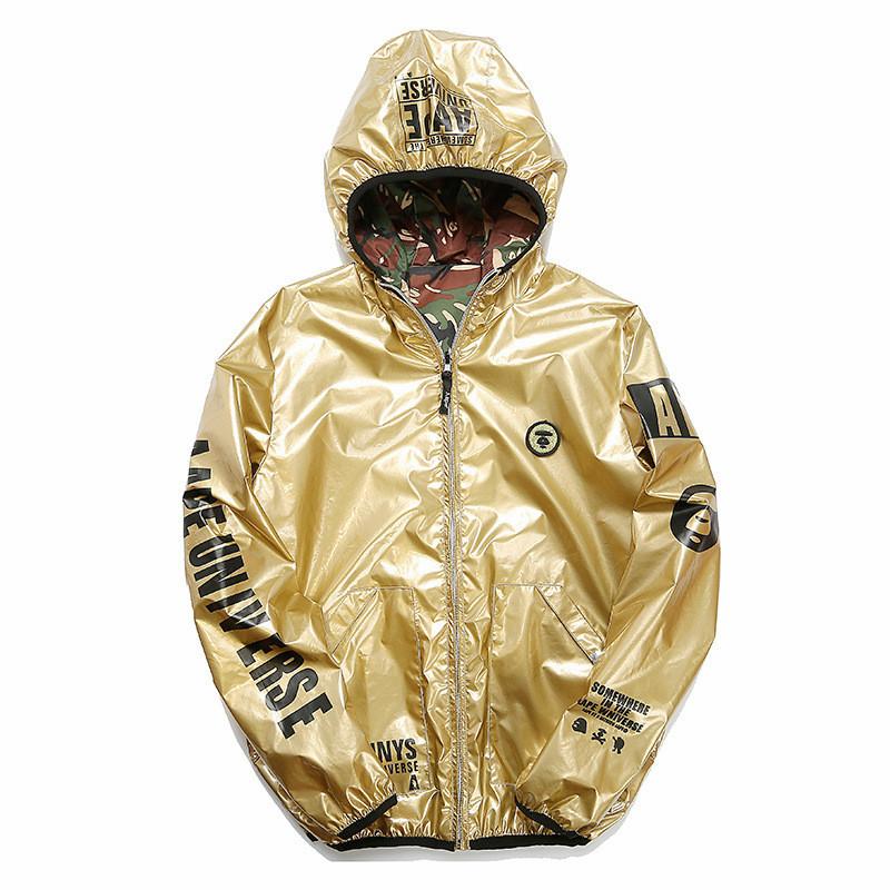 

Пальто с капюшоном золотого цвета с принтом головы акулы, модная одежда, подарки Style 2,XXL