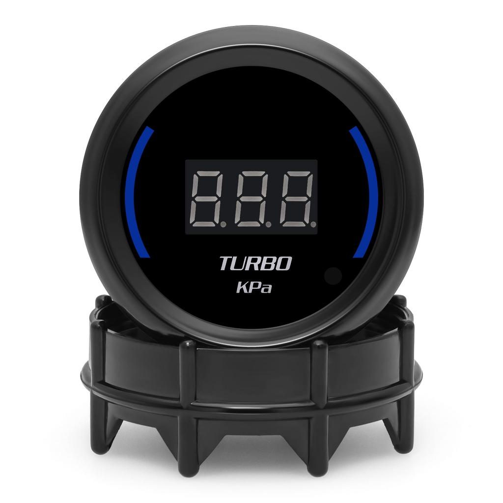 52mm Car Turbo Boost Gauge Water Temp Tachometer Oil Temp Oil Pressure Vacuum Voltmeter EXT Temp Meter With Atmosphere Light 12V