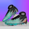 Breathable High Top Electroplated Bottom Soccer bootsFG Long Nails for Anti Slip and Effective Ankle Protection