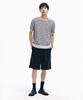 INTEMPOMOOD Half Wheat Button Stripe Knit_Gray