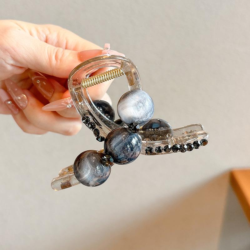 Elegant French Retro Small Shark Hair Clip for Thin Hair