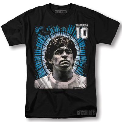 Diego Maradona Trikot Argentinien Fußball Grafik T-Shirt