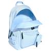 Adidas 23L 2 In 1 Color Block Design Zipper Closure Polyester Backpack Unisex Backpack Crystal-Blue KR5111