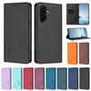 Magnetyczny Skórzany Portfel Flip Case Dla Samsung Galaxy A57 A37 A27 A17 A07 A56 A36 A26 A16 A06 Slot na Karty Podstawka Odporny na Wstrząsy Pokrowiec