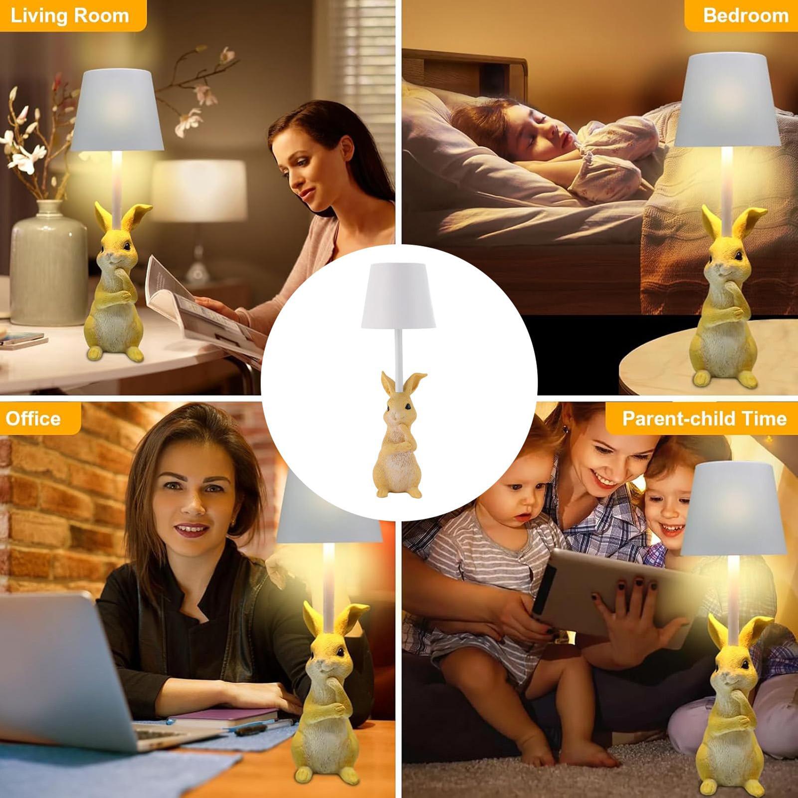 Dimmable Table Lamp Control Rechargeable Cordless Bedside Lamp For Desktop Bedroom Decoration Table Lamp Bedside Lamp LED Table Lamp Dimmable Table One Size