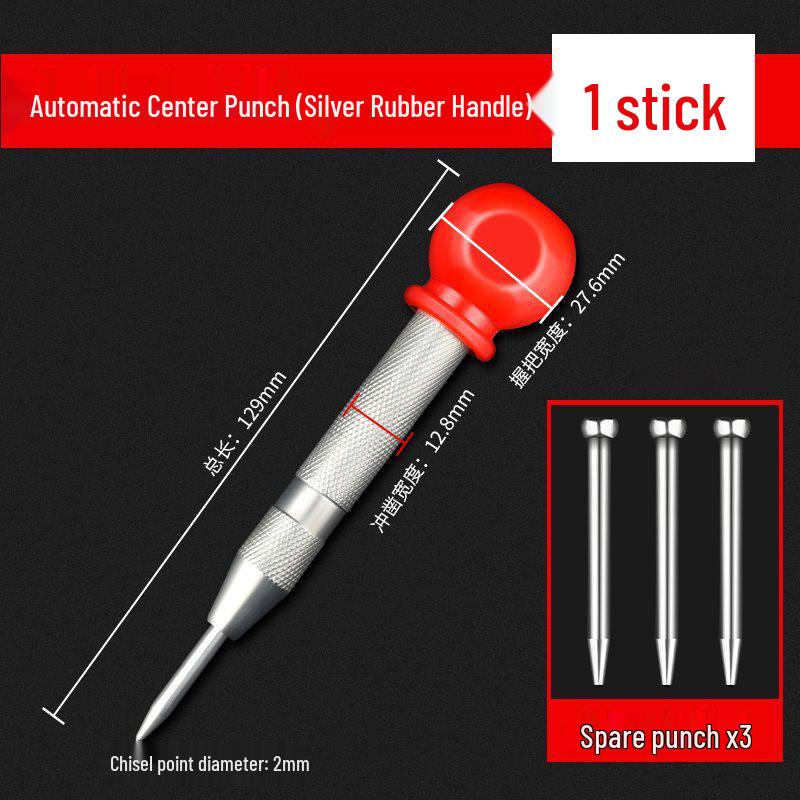High Hardness Automatic Center Punch Awl Drill Bit Hole Locator