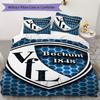Set Copripiumino e Federe con Motivo VfL Bochum 1848 Decorazione per la Casa Regalo di Compleanno (1 * copripiumino + 2 * federe senza imbottitura)98