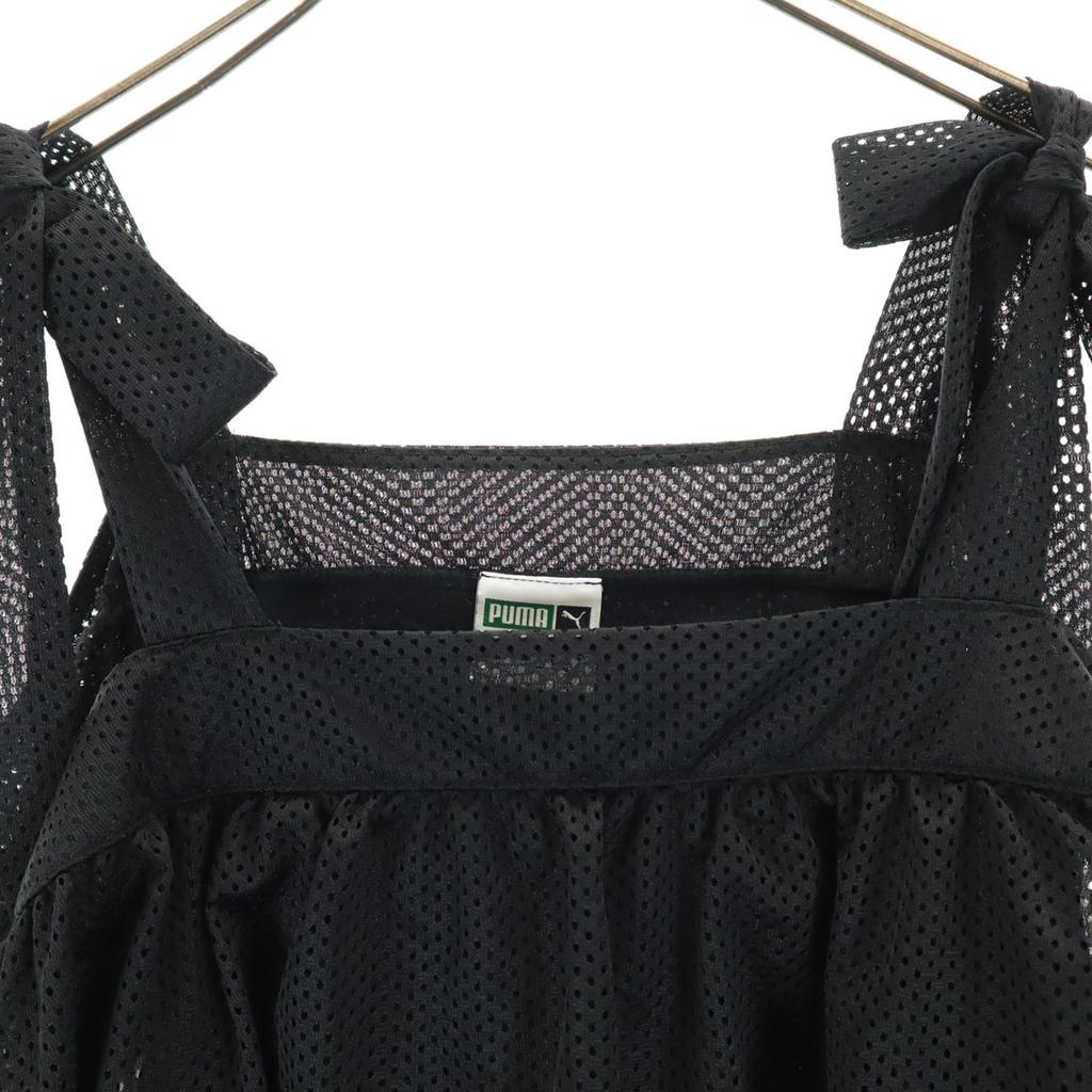 Puma Bluzka camisole z siateczki z odkrytymi ramionami S czarna Kobiety Używana