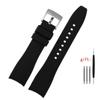 20mm 22mm Curved End Rubber Watchband For Casio Swordfish Seiko Tissot Omega Silicone Sport Waterproof Watch Band Bracelet Strap