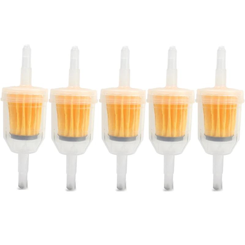 1-20pcs Universal Inline Gas Fuel Filter 6MM-8MM Car Gasoline Oil Filter Pipe for Small Engine Lawn Mower Motorcycle Accessories